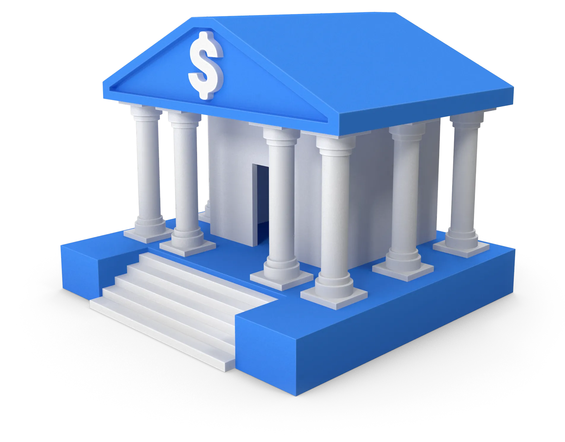 3D-Grafik einer Bank