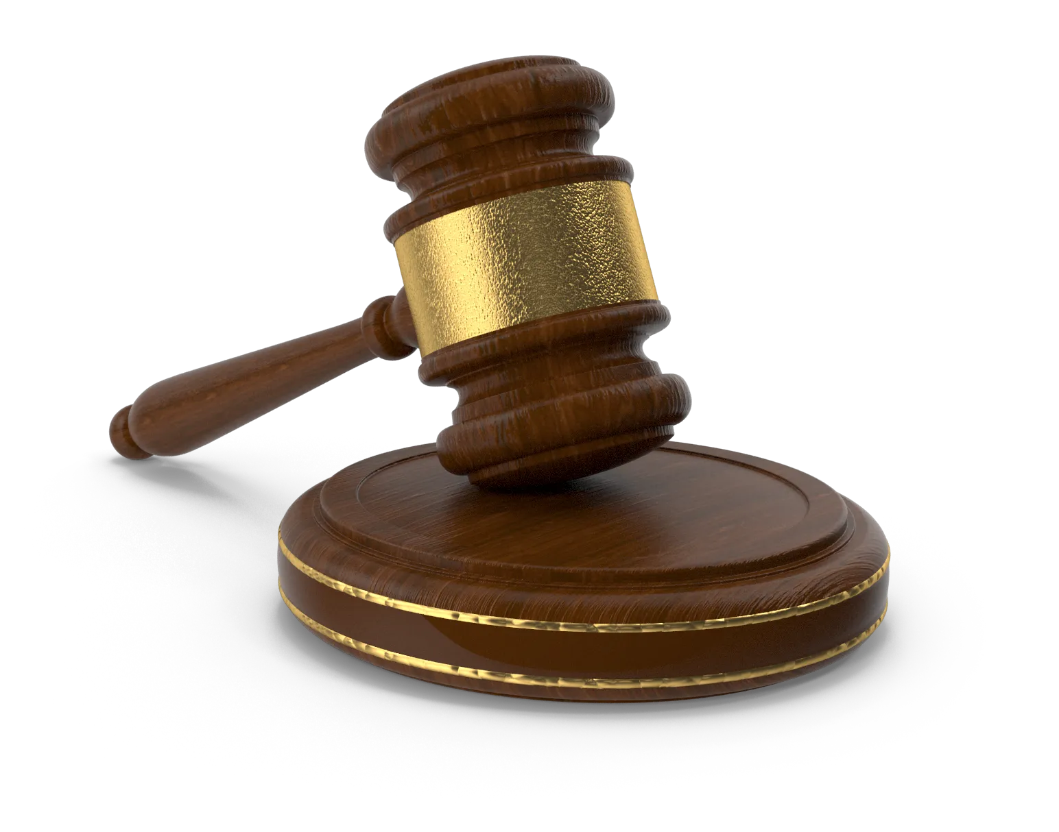 3D-Grafik eines Gerichtshammers